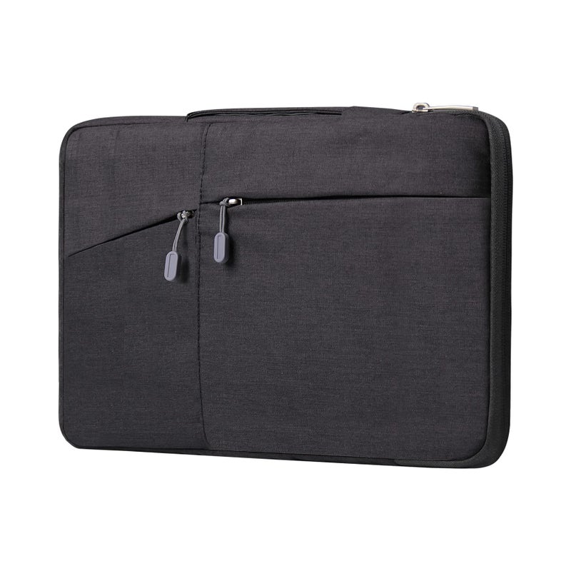 Megoo 13" Laptop Sleeve Case with Accessory Pouch for Microsoft Surface Laptop 13" 2025/7 13.8"/ 6 5 4 3 13.5"/Book 3 2 13.5", Carry Bag for 13" 14" Computer(Black with Charger Case) - Image 1